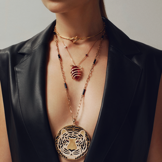 TIGER DIAMOND CHAIN NECKLACE