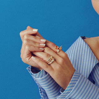 HONEYCOMB GOLD DIAMOND RING