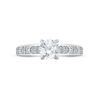 BRIDAL 18K GOLD DIAMOND SOLITARE RING