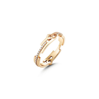 HONEYCOMB GOLD DIAMOND RING