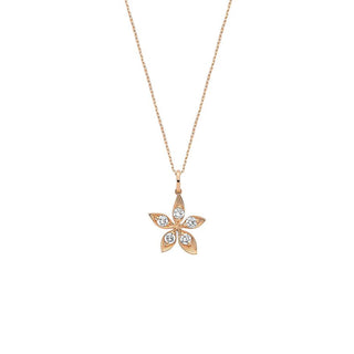 APPLE SEED GOLD DIAMOND NECKLACE Bee Goddess