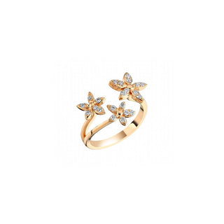 APPLE SEED GOLD DIAMOND RING Bee Goddess