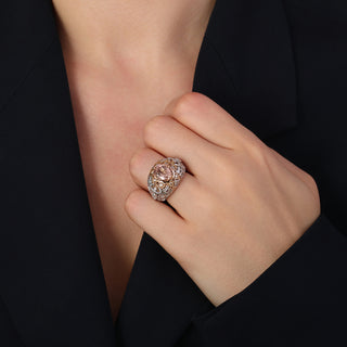 ARTEMIS 18K GOLD BROWN DIAMOND RING