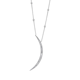 CRESCENT DIAMOND NECKLACE