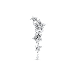 APPLE SEED BLOSSOM 18K PAVÊ GOLD DIAMOND SINGLE EARRING