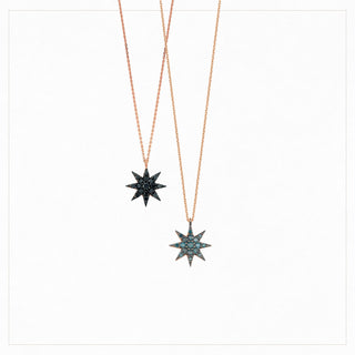 VENUS STAR GOLD DIAMOND NECKLACE