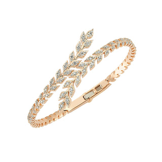 WHEAT GOLD DIAMOND BRACELET