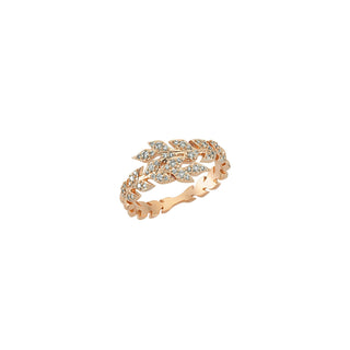 WHEAT GOLD DIAMOND RING