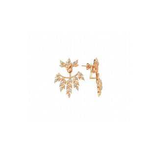 WHEAT GOLD DIAMOND EARRING