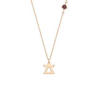 TANIT GOLD RUBY NECKLACE