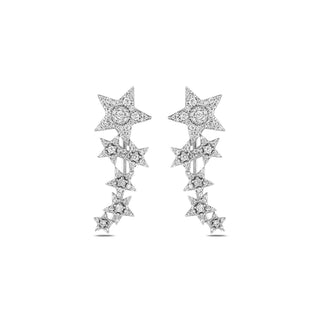 SIRIUS STAR 18K GOLD DIAMOND EARRING