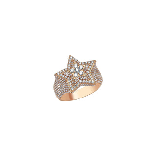 SIRIUS STAR 18K GOLD DIAMOND RING