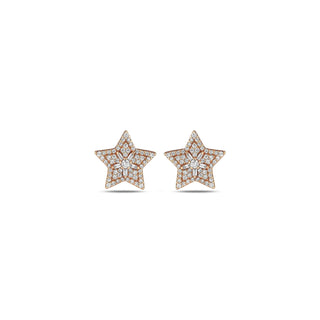 SIRIUS STAR 18K GOLD DIAMOND EARRING