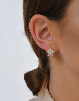 SIRIUS STAR 18K GOLD DIAMOND EARRING