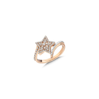 SIRIUS STAR 18K GOLD DIAMOND RING