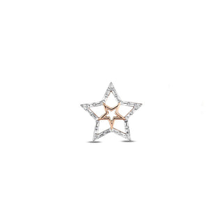 SIRIUS STAR 18K GOLD DIAMOND SINGLE  EARRING