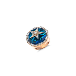 SIRIUS STAR 18K GOLD DIAMOND RING