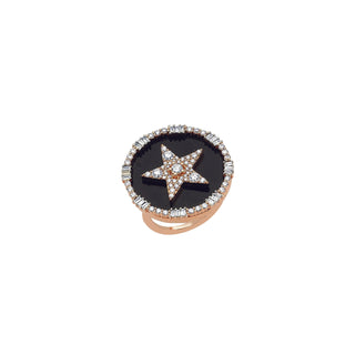 SIRIUS STAR 18K GOLD DIAMOND RING