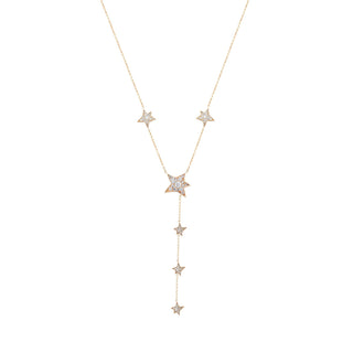 SIRIUS STAR GOLD DIAMOND NECKLACE