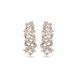 SIRIUS STAR GOLD DIAMOND EARRING