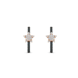 SIRIUS STAR GOLD DIAMOND EARRING