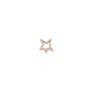 SIRIUS STAR GOLD DIAMOND SINGLE  EARRING