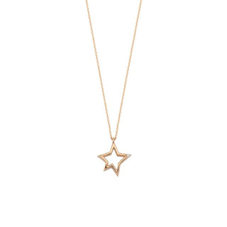 SIRIUS STAR GOLD DIAMOND NECKLACE