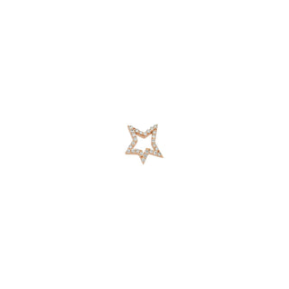 SIRIUS STAR GOLD DIAMOND SINGLE EARRING