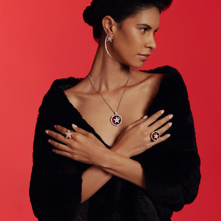 SIRIUS STAR GOLD DIAMOND SINGLE EARRING