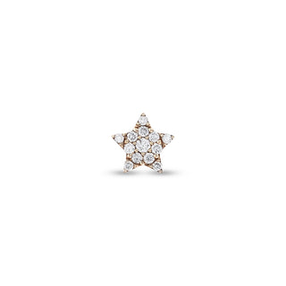 SIRIUS STAR GOLD DIAMOND SINGLE EARRING
