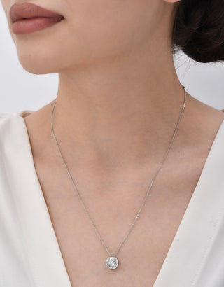 MONDRIAN 18K GOLD DIAMOND BAGUETTE NECKLACE