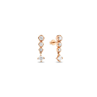 BRIDAL GOLD DIAMOND EARRING