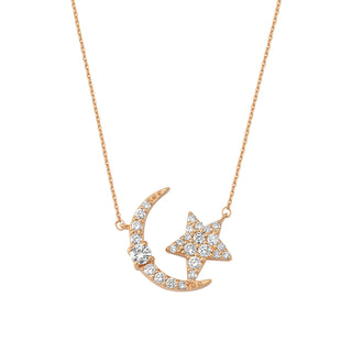 SIRIUS STAR GOLD DIAMOND NECKLACE