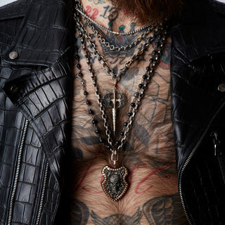 GOLD & SILVER CHAIN NECKLACE