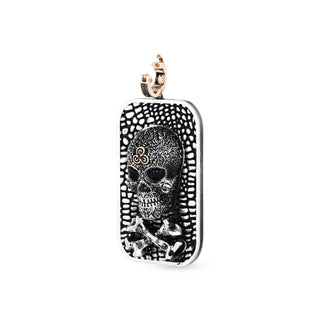 KALI GOLD & SILVER BLACK DIAMOND PENDANT
