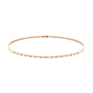 HONEYCOMB GOLD DIAMOND CHOKER