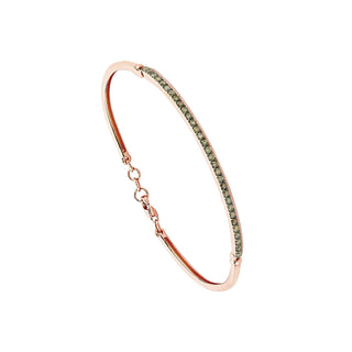 BROWN DIAMOND THIN CLAMP BRACELET