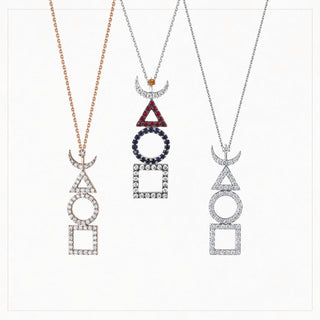 TATTWA GOLD DIAMOND NECKLACE