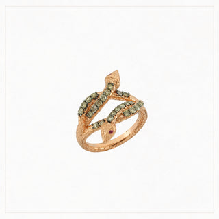 KUNDALINI 18K GOLD DIAMOND RING