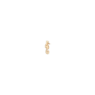 SEAHORSE GOLD DIAMOND SINGLE EARRING