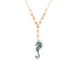 SEAHORSE DIAMOND NECKLACE