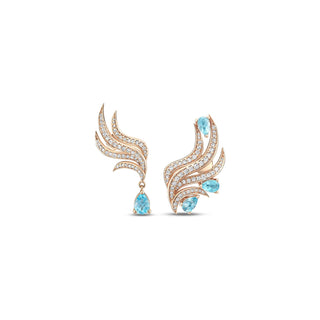 SUSONA MERMAID MAGIC GOLD DIAMOND EARRING