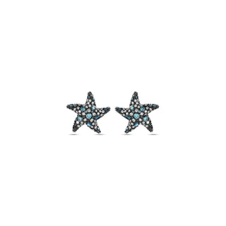 STARFISH 18K GOLD DIAMOND EARRING