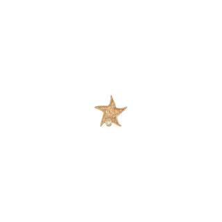 STARFISH GOLD DIAMOND SINGLE EARRING