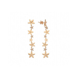 APPLE SEED GOLD DIAMOND EARRING