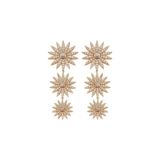 HERA DANGLE GOLD DIAMOND EARRING