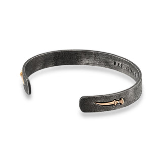 SWORD GOLD COGNAC DIAMOND BRACELET