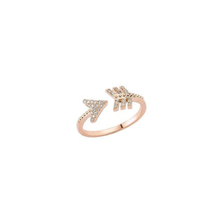 EROS ARROW DIAMOND MIDI RING