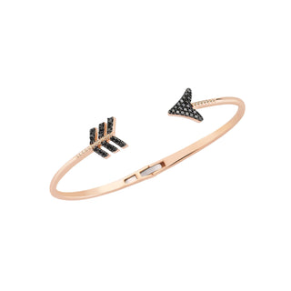 EROS ARROW BLACK DIAMOND BRACELET