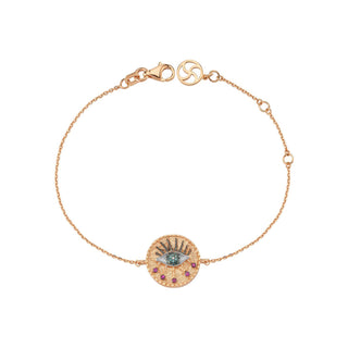 EYE LIGHT GOLD BRACELET Bee Goddess